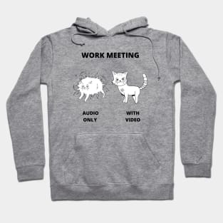 Video Meeting Joke Work from Home Meme Zoom Call Hoodie